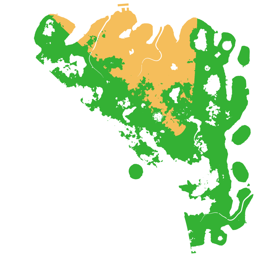 Biome Rust Map: Procedural Map, Size: 5000, Seed: 63958