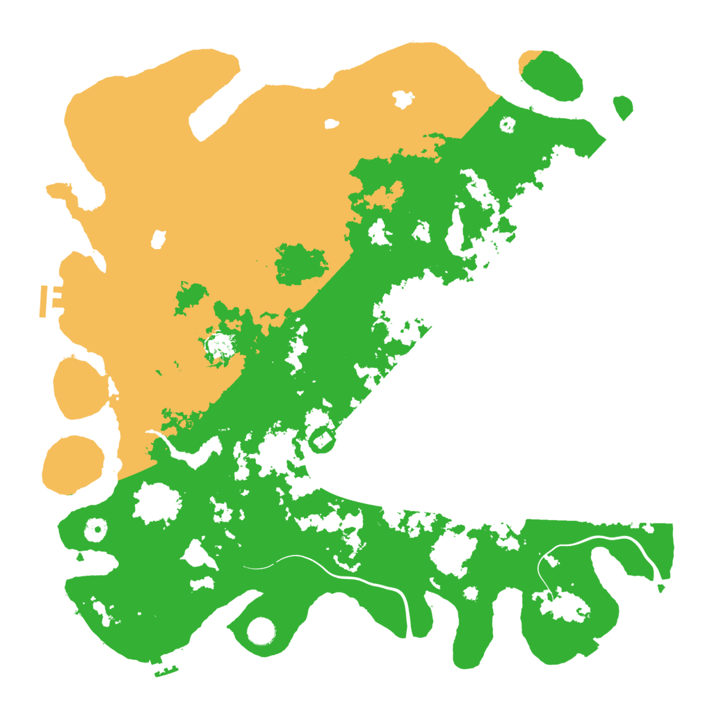 Biome Rust Map: Procedural Map, Size: 4500, Seed: 992729639
