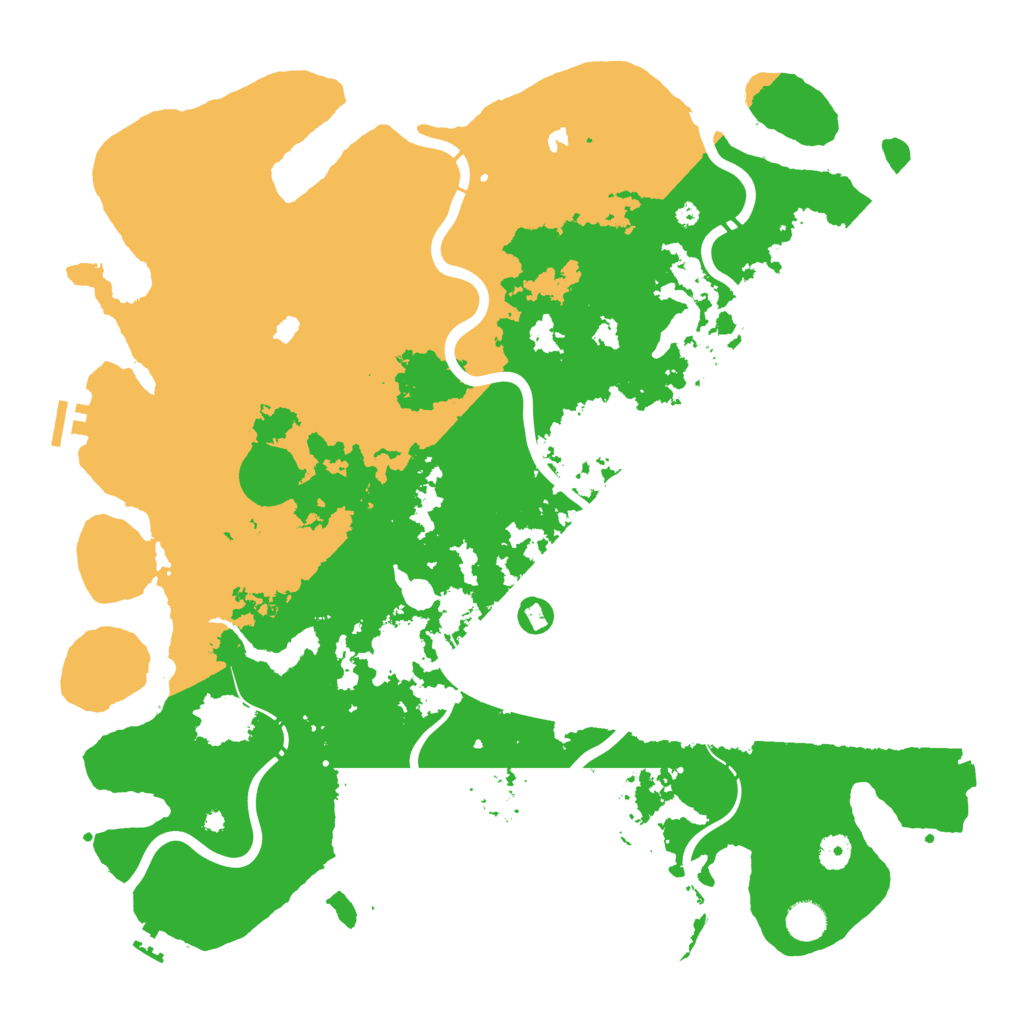 Biome Rust Map: Procedural Map, Size: 4500, Seed: 992729639