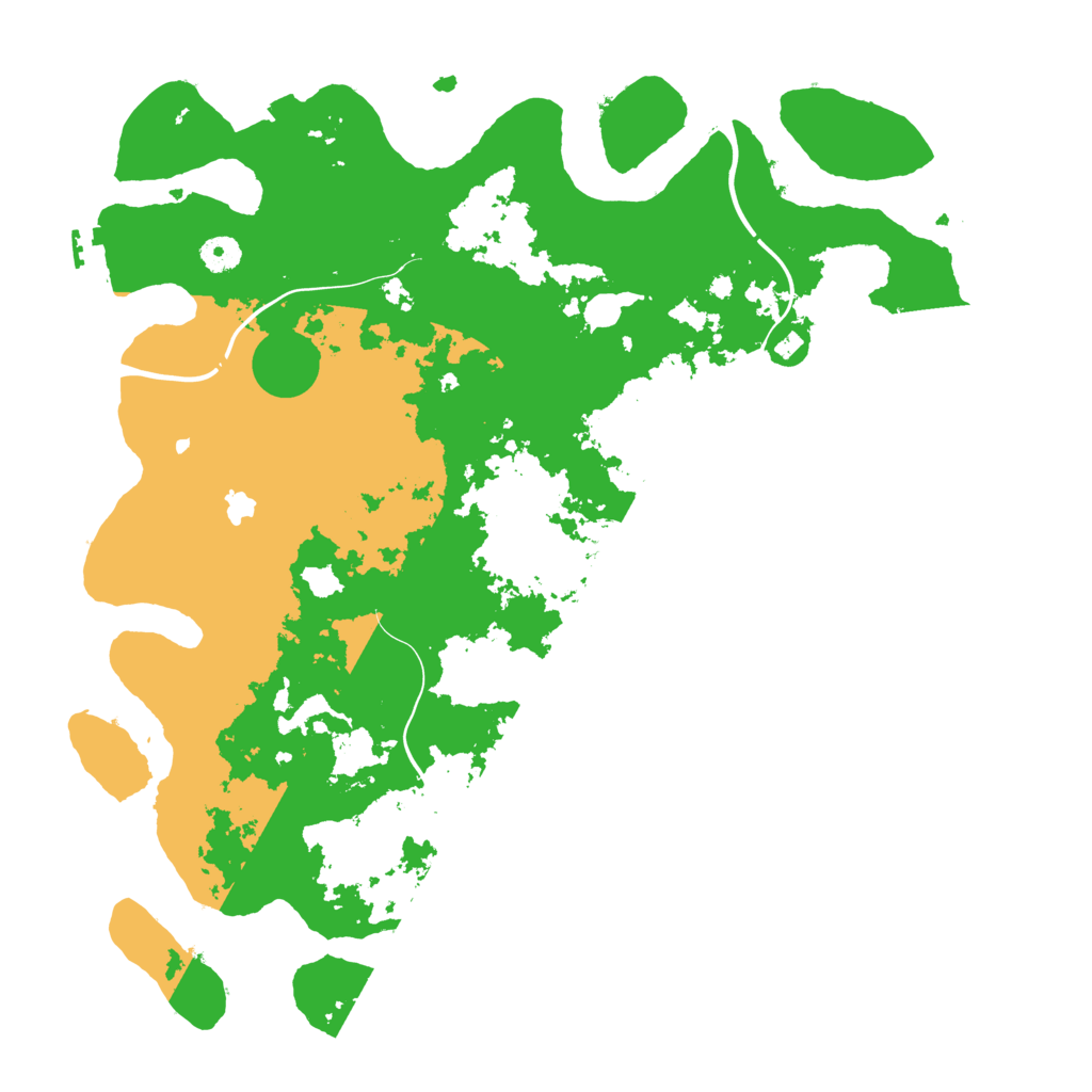 Biome Rust Map: Procedural Map, Size: 4300, Seed: 62312