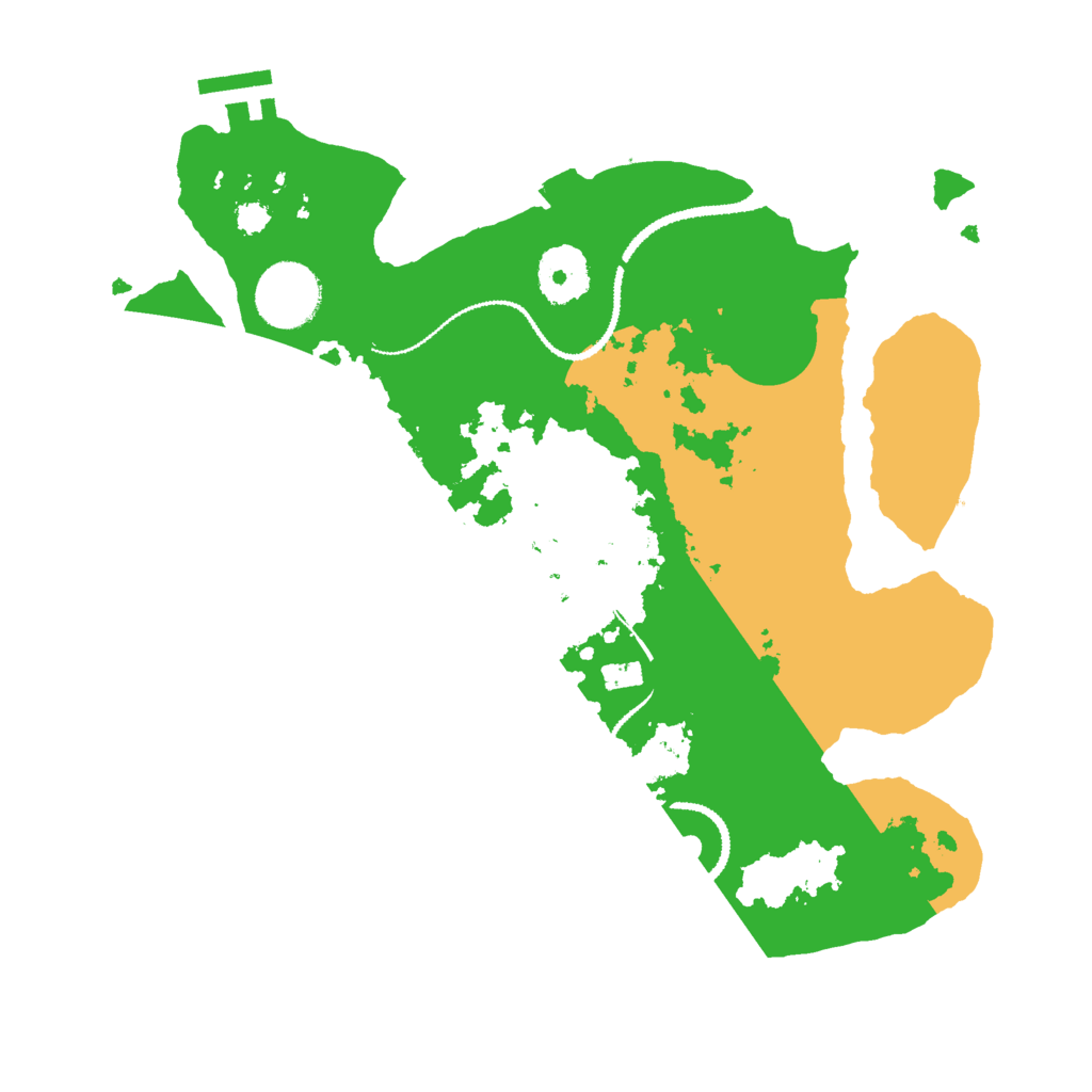 Biome Rust Map: Procedural Map, Size: 3000, Seed: 21702