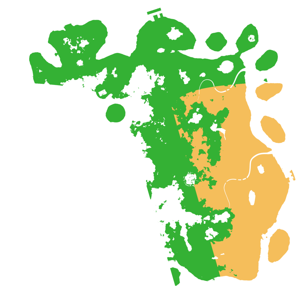 Biome Rust Map: Procedural Map, Size: 4333, Seed: 9012025