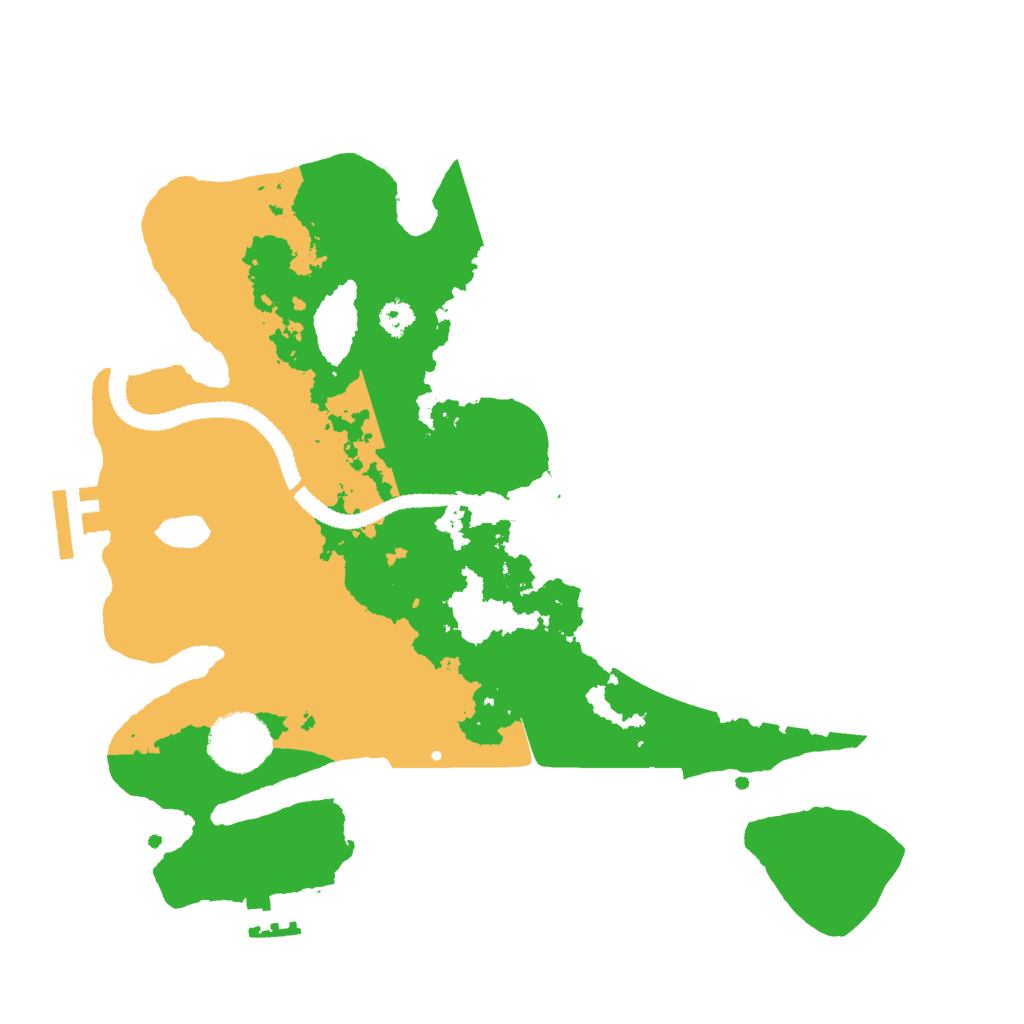 Biome Rust Map: Procedural Map, Size: 3000, Seed: 1106102461