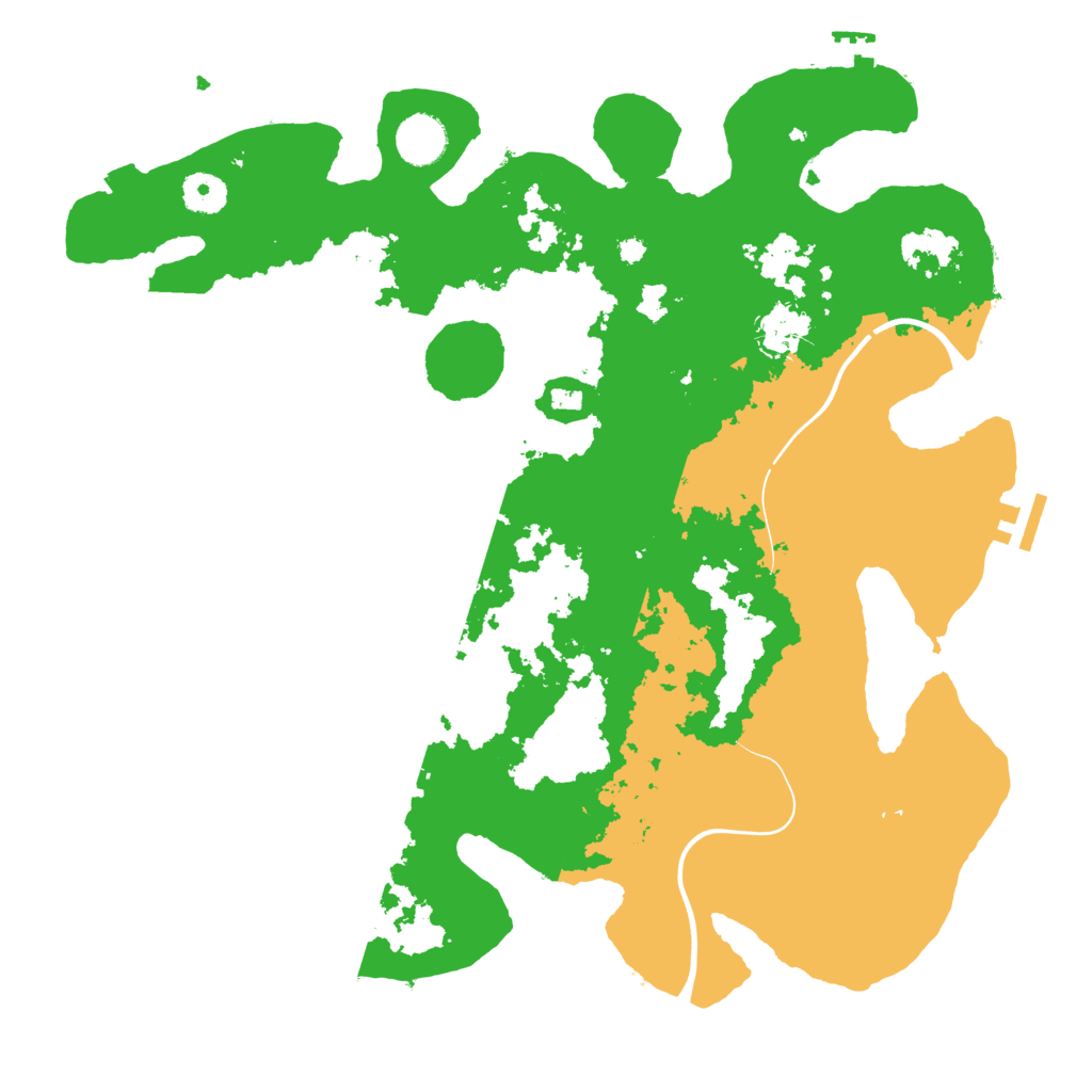 Biome Rust Map: Procedural Map, Size: 3800, Seed: 475183435