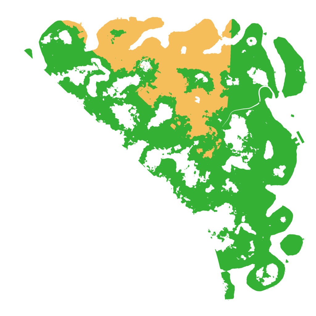 Biome Rust Map: Procedural Map, Size: 5000, Seed: 13934563
