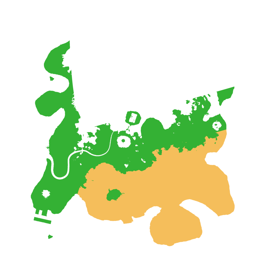 Biome Rust Map: Procedural Map, Size: 3000, Seed: 23060