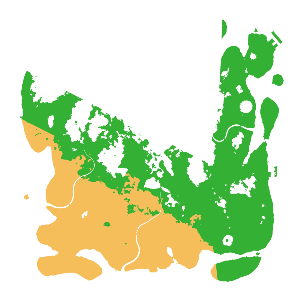 Biome Rust Map: Procedural Map, Size: 4250, Seed: 95228