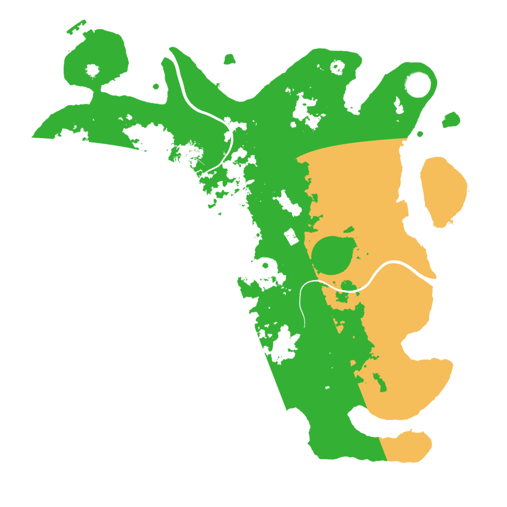 Biome Rust Map: Procedural Map, Size: 3500, Seed: 267029895