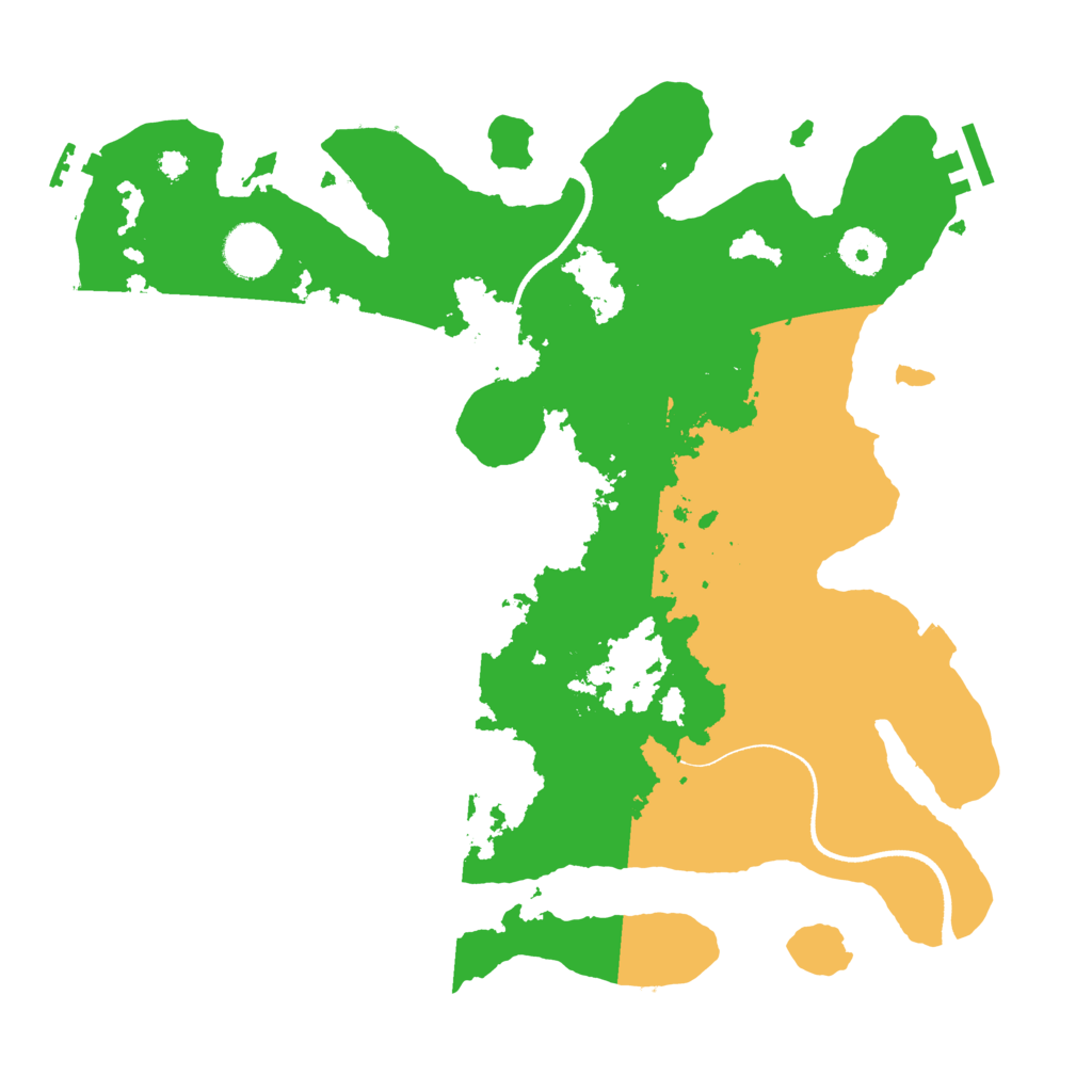 Biome Rust Map: Procedural Map, Size: 3500, Seed: 1125690468