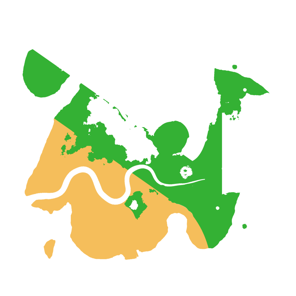 Biome Rust Map: Procedural Map, Size: 2500, Seed: 65829
