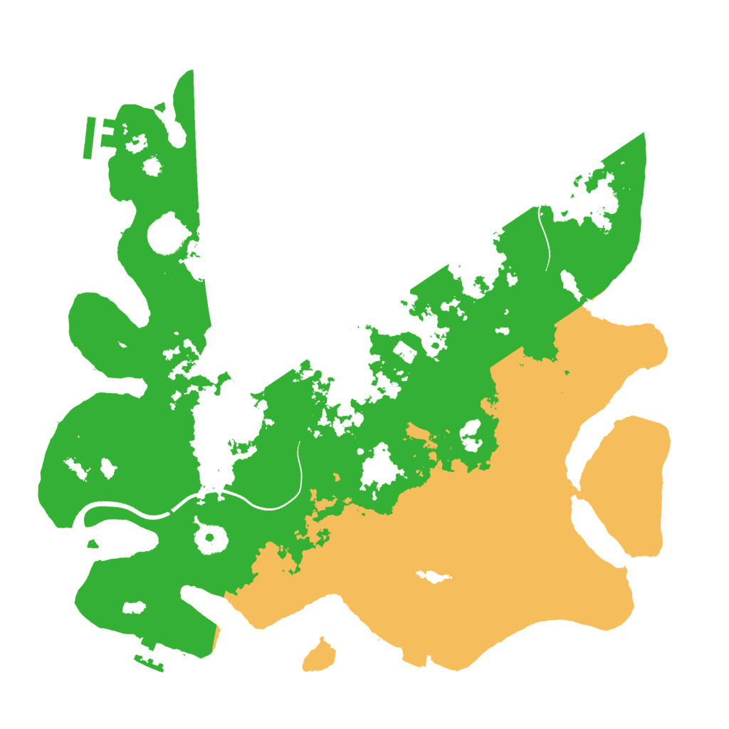 Biome Rust Map: Procedural Map, Size: 3500, Seed: 778453045