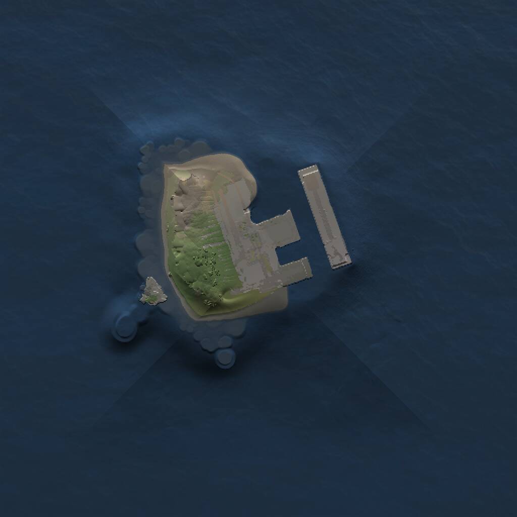 Rust Map: Procedural Map, Size: 1000, Seed: 986678884, 2 Monuments