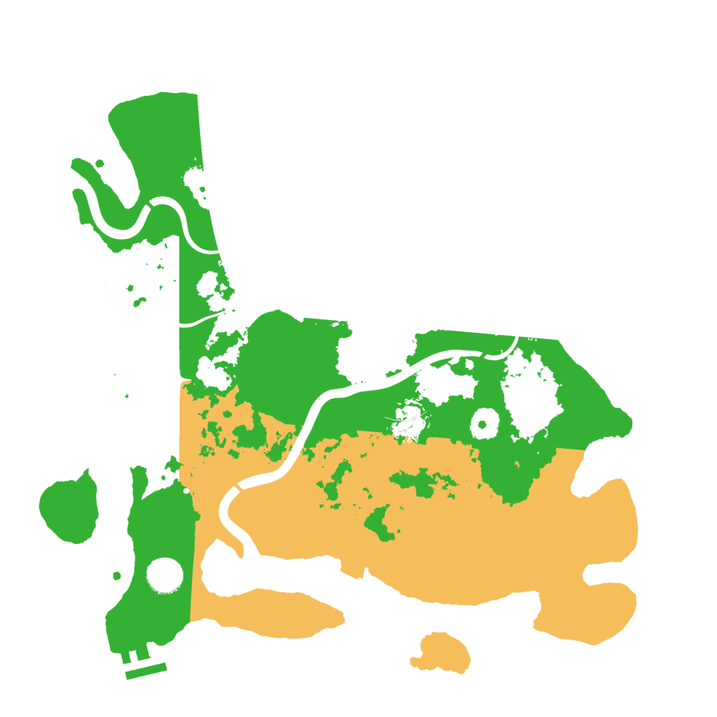 Biome Rust Map: Procedural Map, Size: 3500, Seed: 1692532740