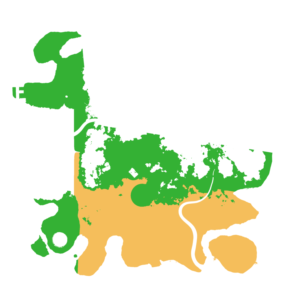 Biome Rust Map: Procedural Map, Size: 3500, Seed: 1610176916