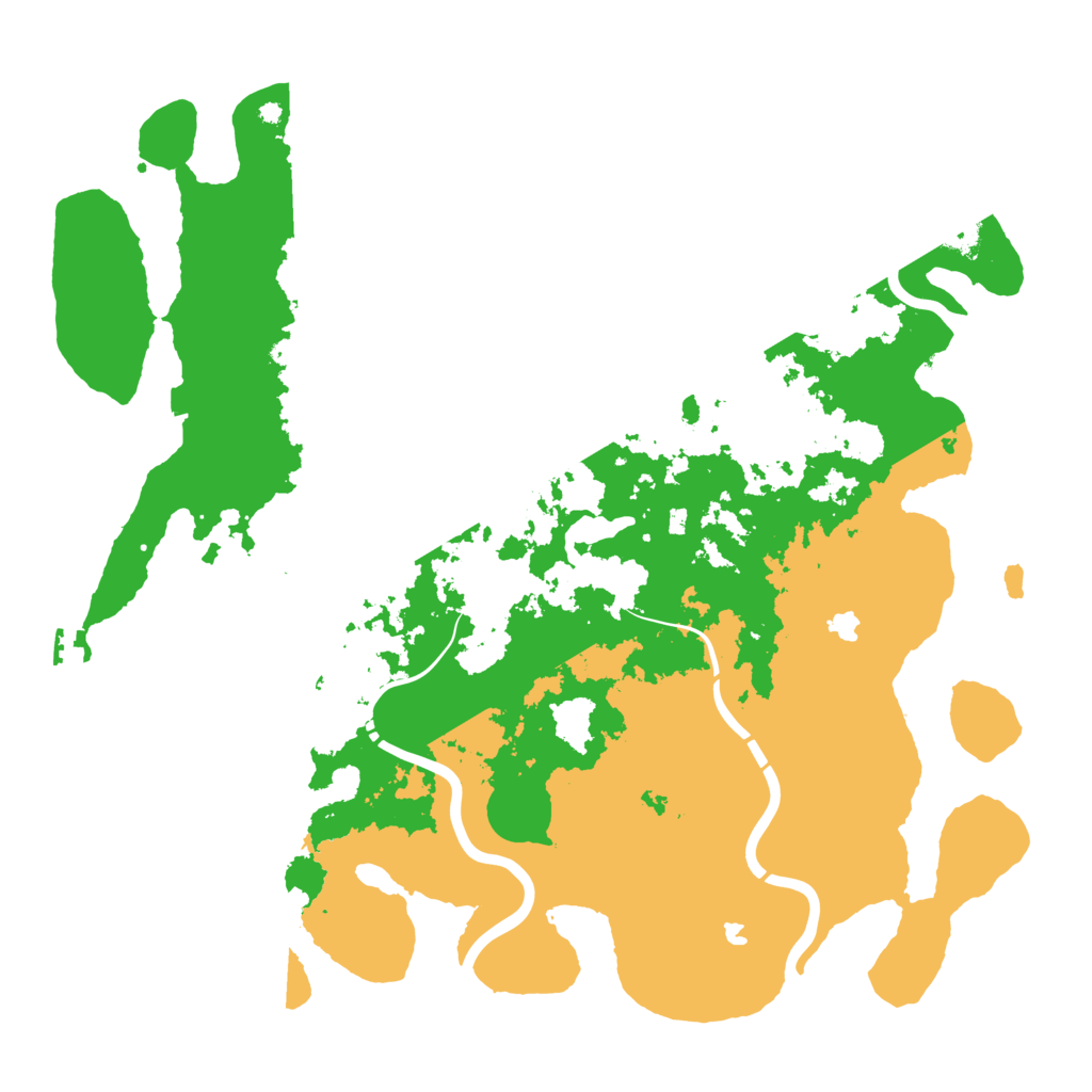 Biome Rust Map: Procedural Map, Size: 4500, Seed: 2329873