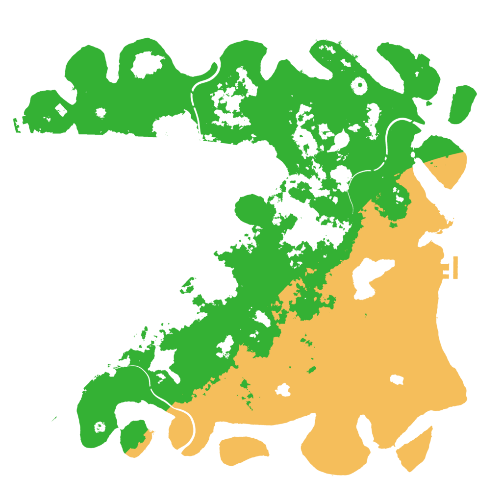 Biome Rust Map: Procedural Map, Size: 4500, Seed: 1958563238