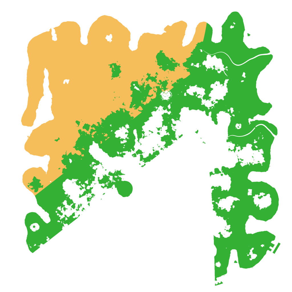 Biome Rust Map: Procedural Map, Size: 5000, Seed: 405255360