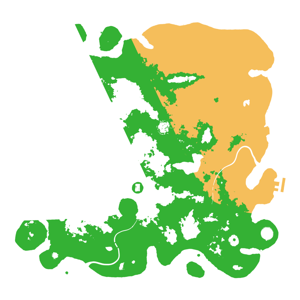 Biome Rust Map: Procedural Map, Size: 4250, Seed: 754787