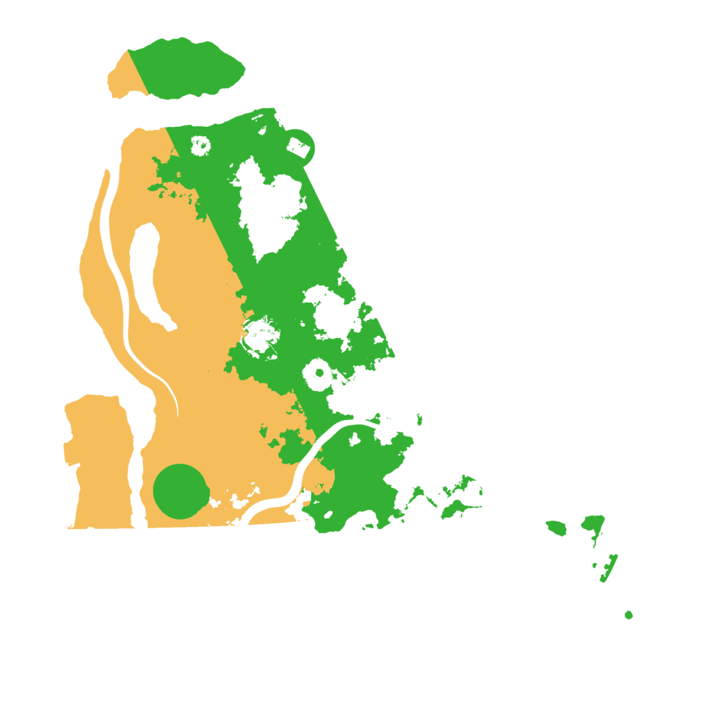 Biome Rust Map: Procedural Map, Size: 3500, Seed: 467251669
