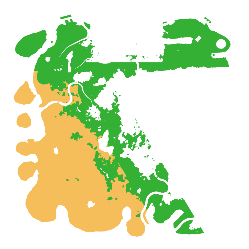 Biome Rust Map: Procedural Map, Size: 4500, Seed: 454664509