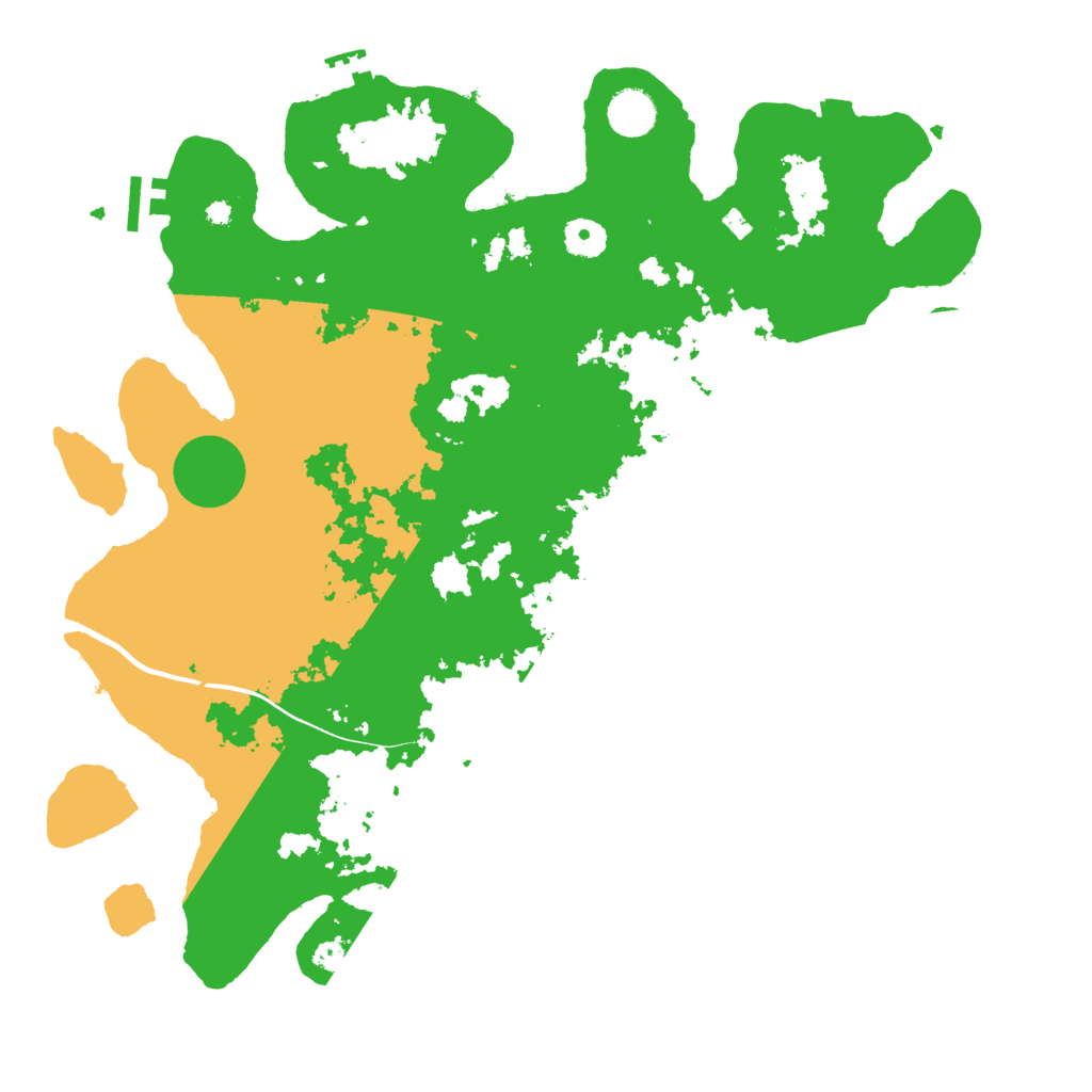 Biome Rust Map: Procedural Map, Size: 3999, Seed: 92921585