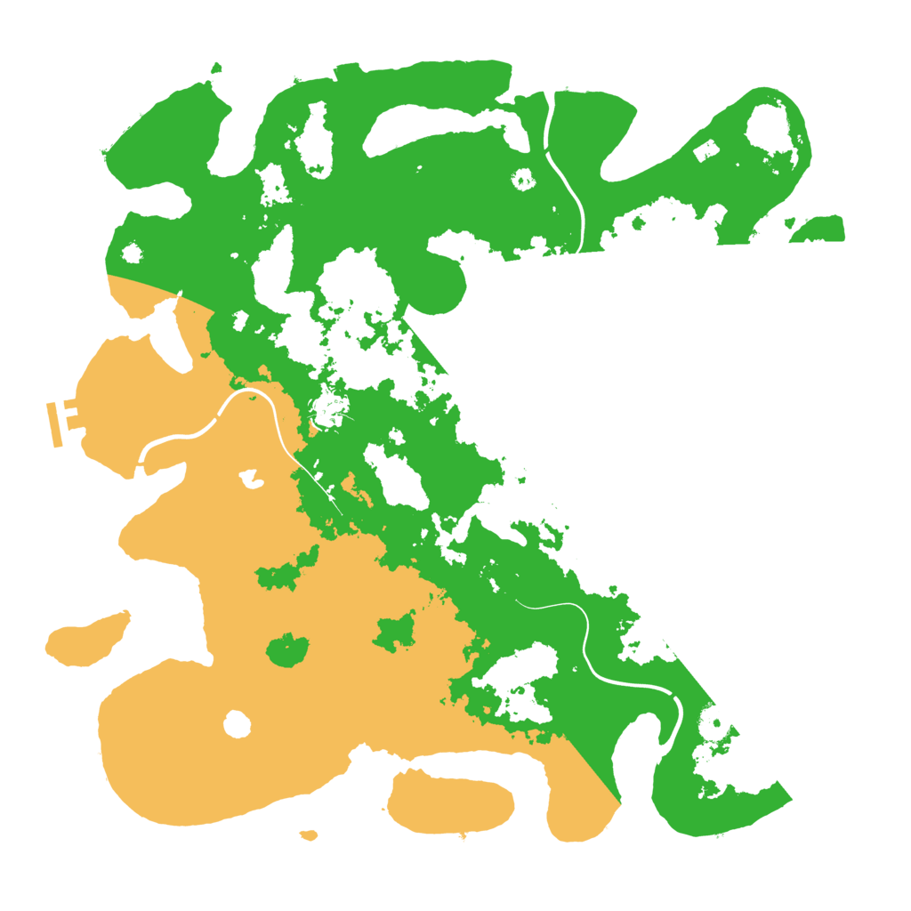 Biome Rust Map: Procedural Map, Size: 4098, Seed: 1337