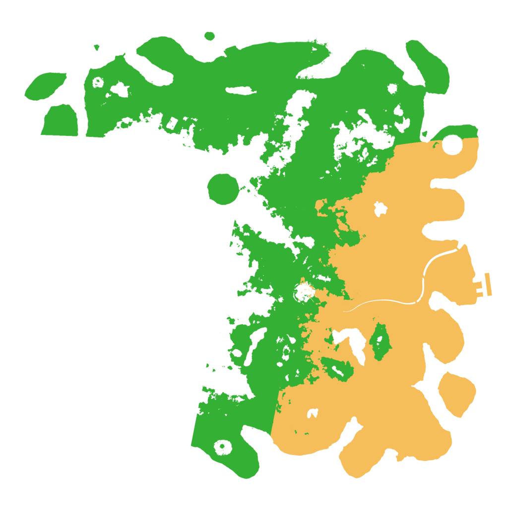 Biome Rust Map: Procedural Map, Size: 4500, Seed: 957852312
