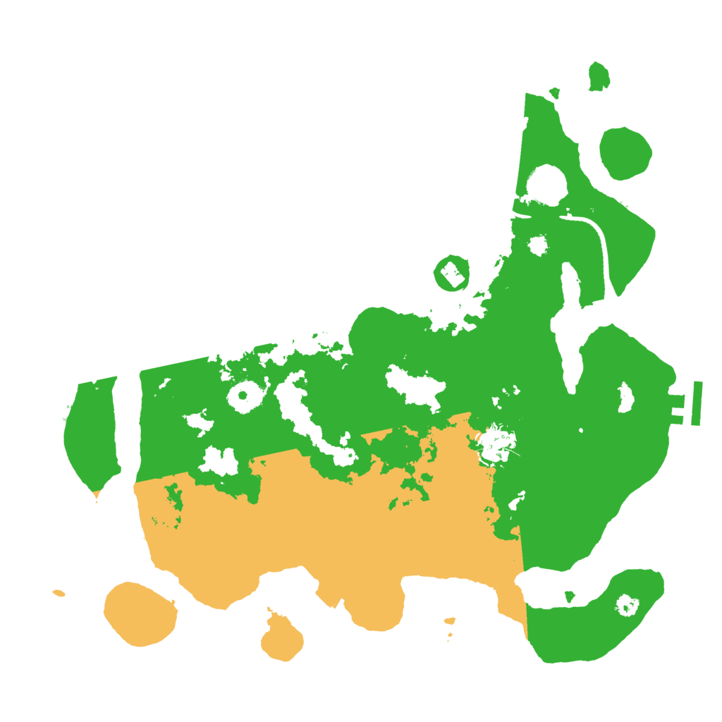 Biome Rust Map: Procedural Map, Size: 3300, Seed: 2003203396