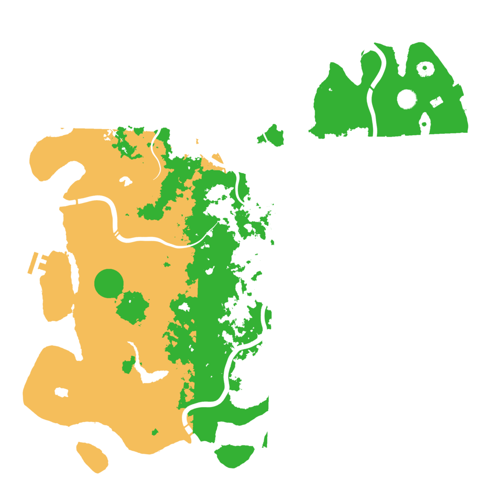 Biome Rust Map: Procedural Map, Size: 4500, Seed: 712968626