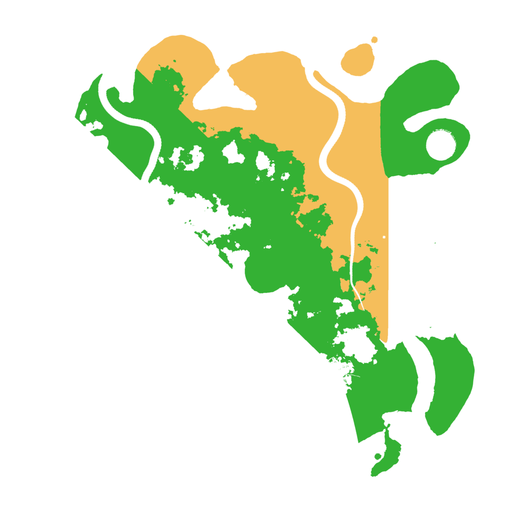 Biome Rust Map: Procedural Map, Size: 3200, Seed: 1470430785
