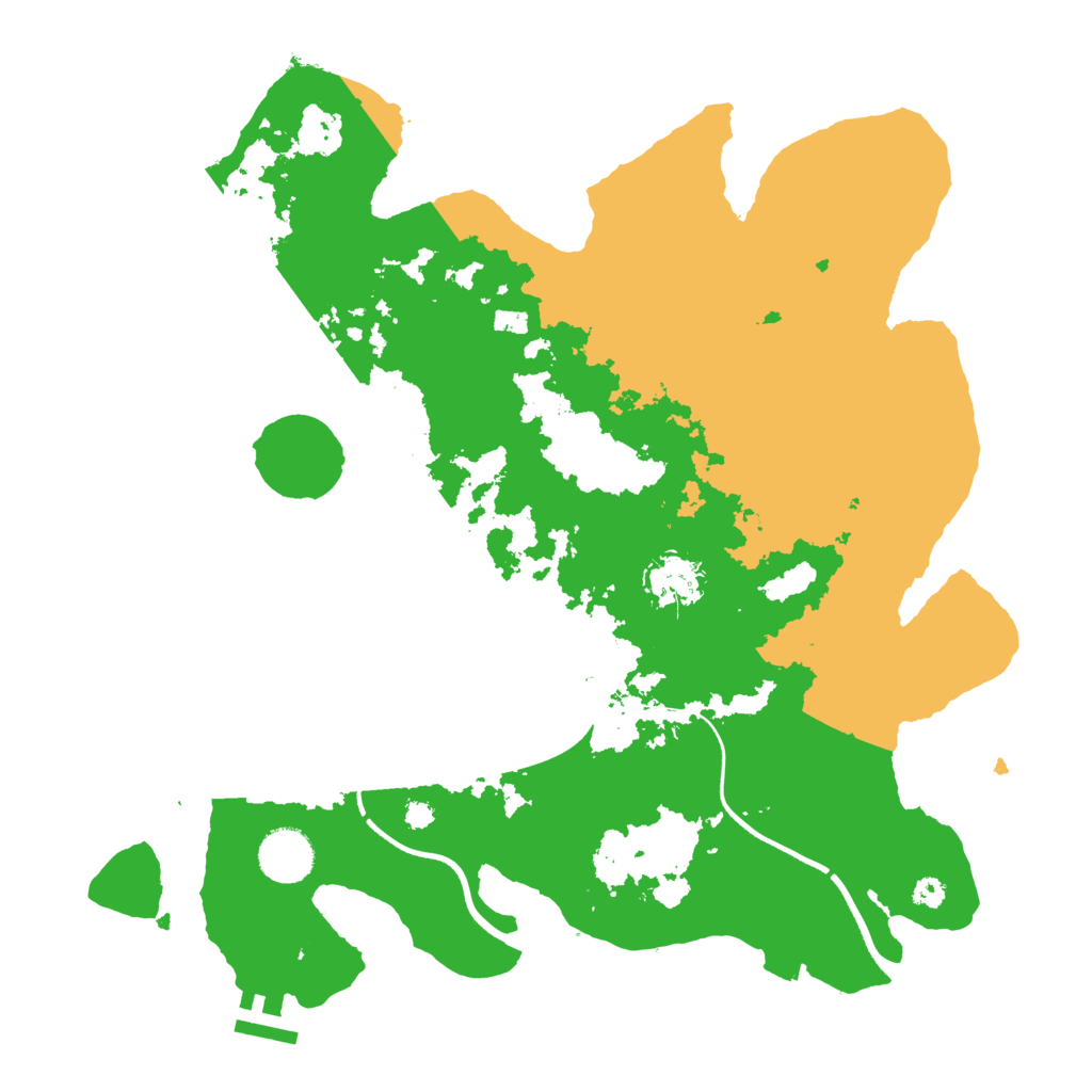 Biome Rust Map: Procedural Map, Size: 3500, Seed: 1685544195