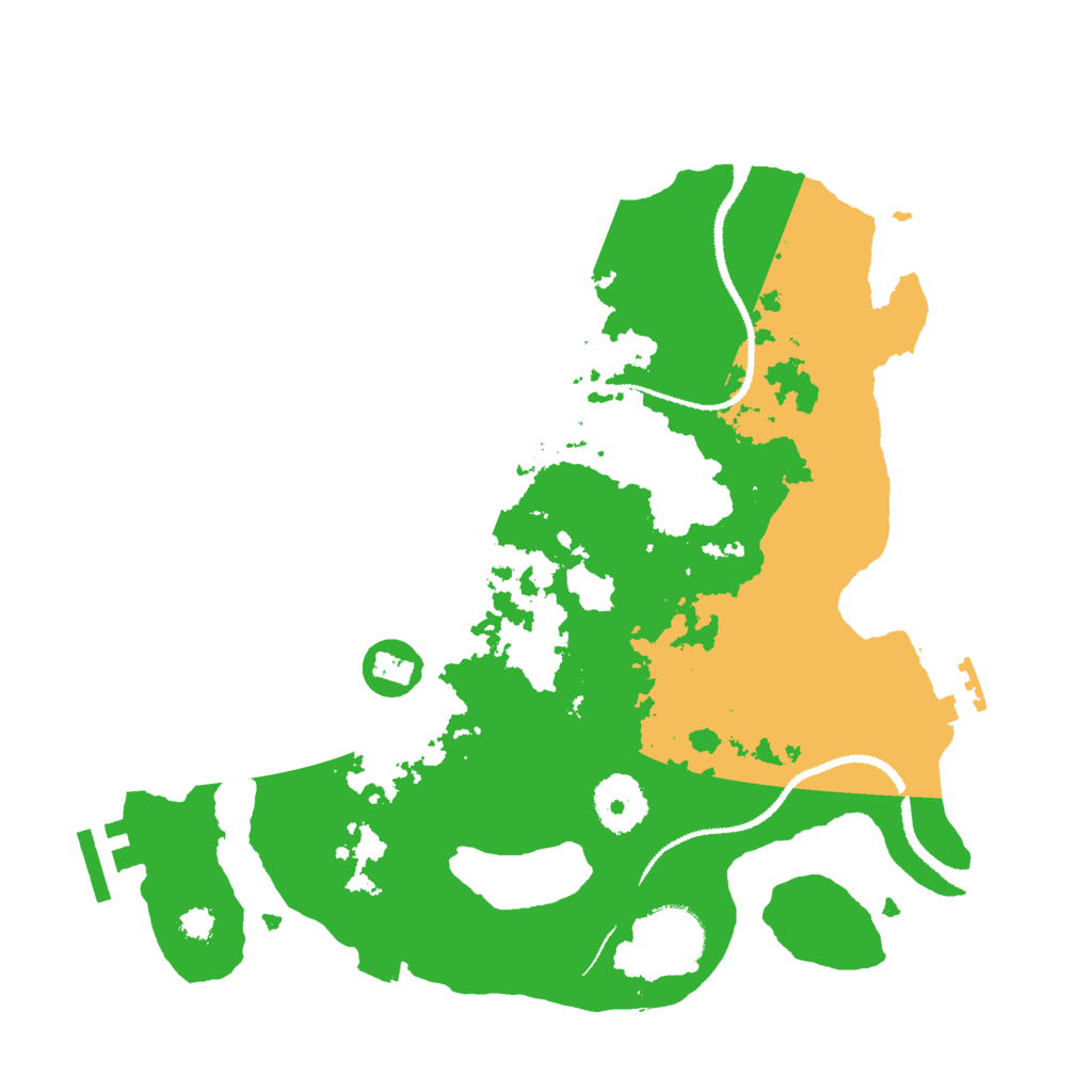 Biome Rust Map: Procedural Map, Size: 3000, Seed: 170957789