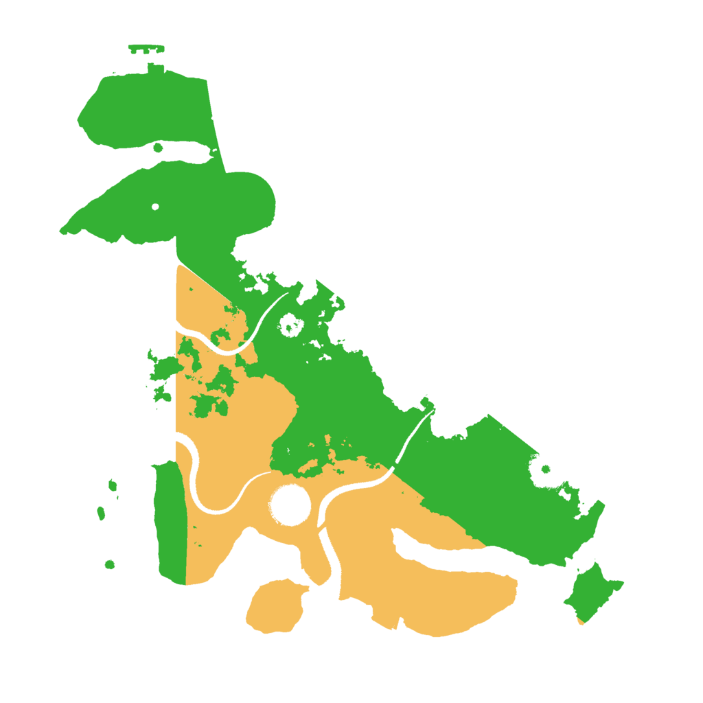 Biome Rust Map: Procedural Map, Size: 3000, Seed: 2067083380