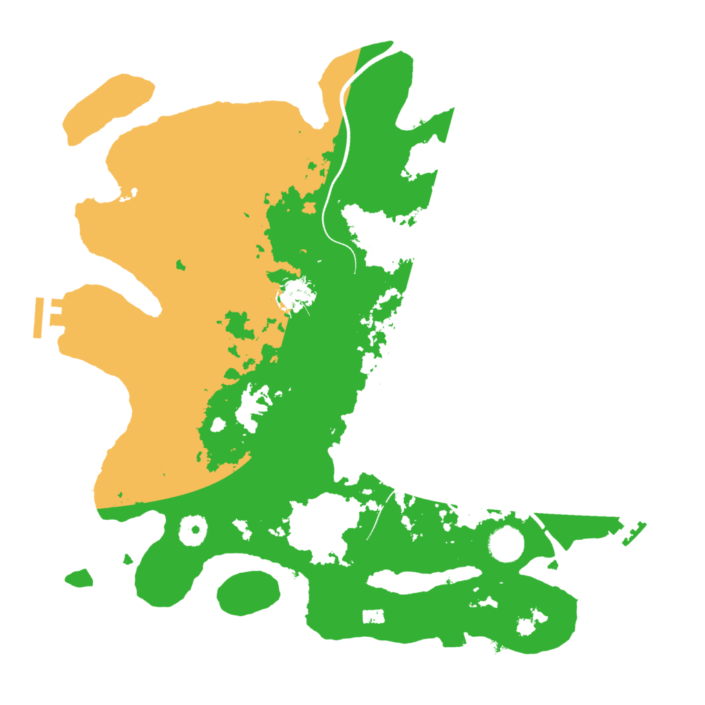 Biome Rust Map: Procedural Map, Size: 3500, Seed: 2003576