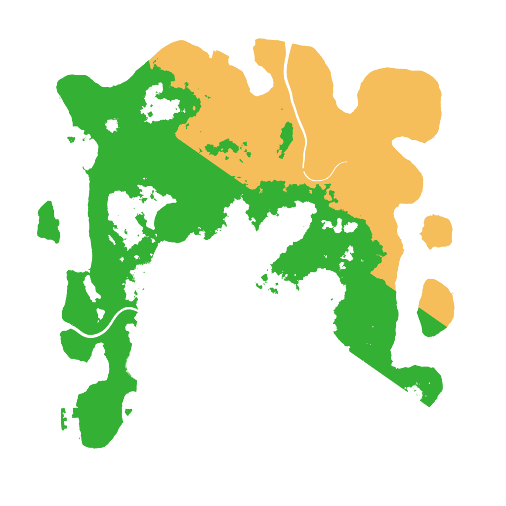 Biome Rust Map: Procedural Map, Size: 3500, Seed: 1632029510