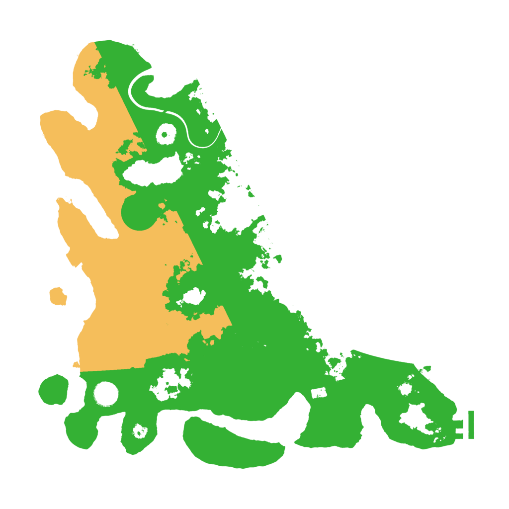 Biome Rust Map: Procedural Map, Size: 3650, Seed: 96351164