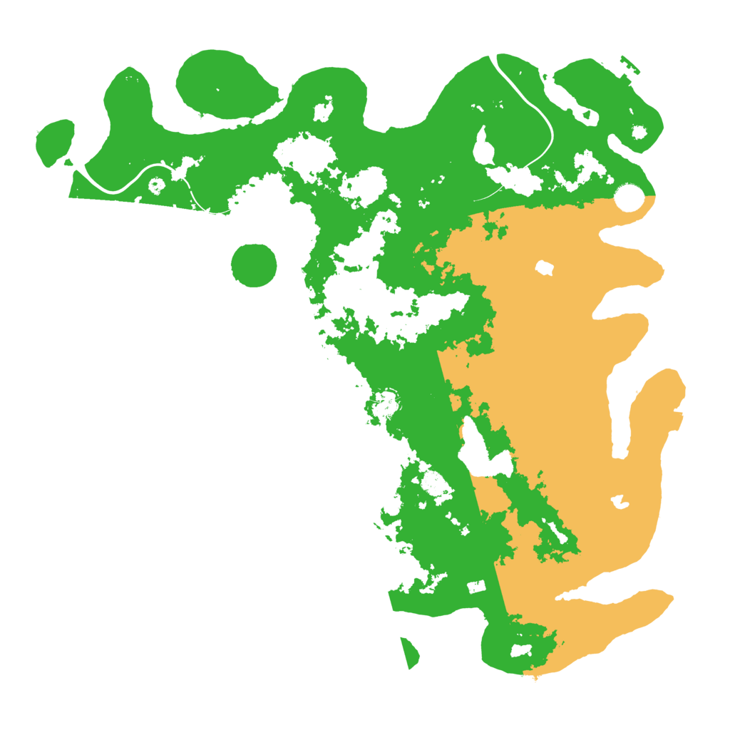 Biome Rust Map: Procedural Map, Size: 4500, Seed: 512314