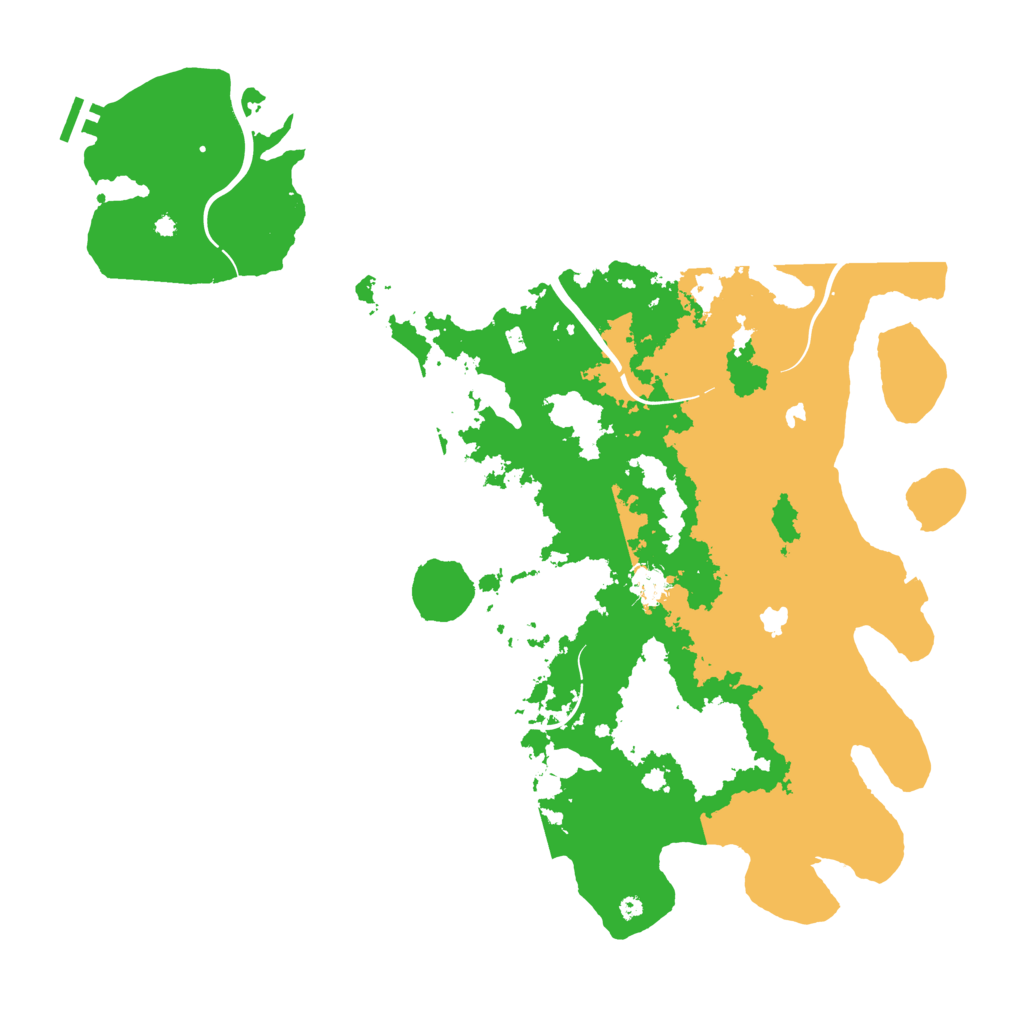 Biome Rust Map: Procedural Map, Size: 4500, Seed: 19840404