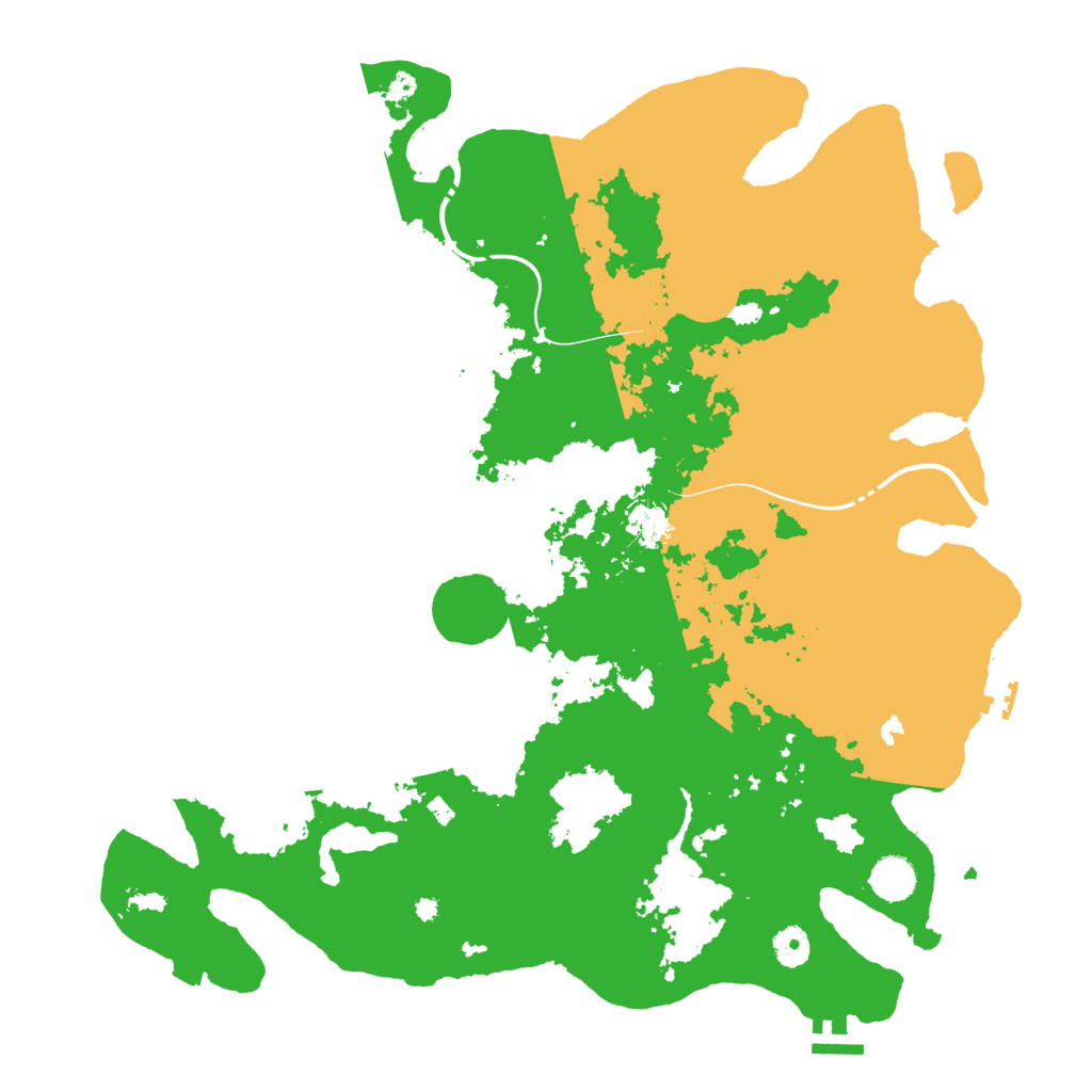 Biome Rust Map: Procedural Map, Size: 4250, Seed: 546821594