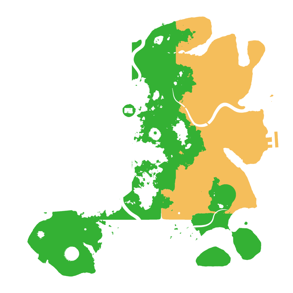 Biome Rust Map: Procedural Map, Size: 3750, Seed: 2136465095