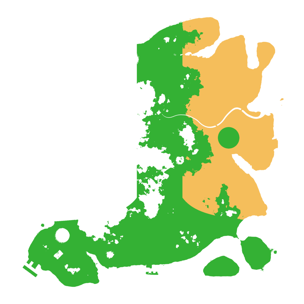 Biome Rust Map: Procedural Map, Size: 3750, Seed: 2136465095
