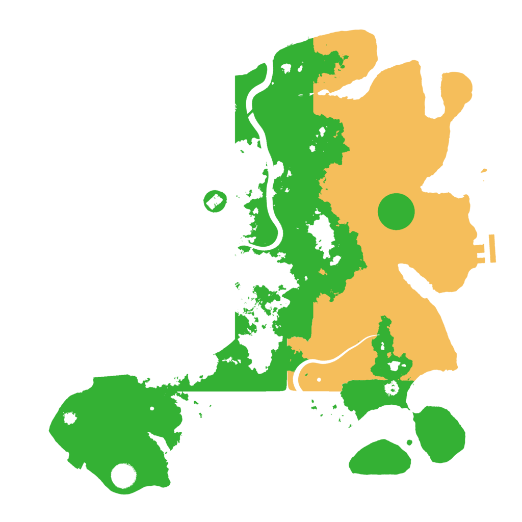 Biome Rust Map: Procedural Map, Size: 3750, Seed: 2136465095