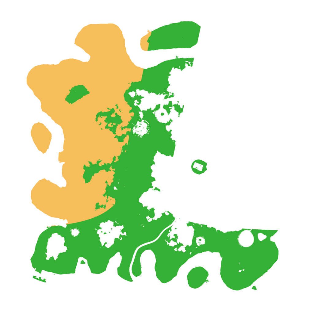 Biome Rust Map: Procedural Map, Size: 3500, Seed: 461586245