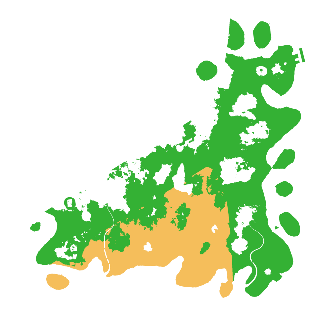 Biome Rust Map: Procedural Map, Size: 4500, Seed: 927855233