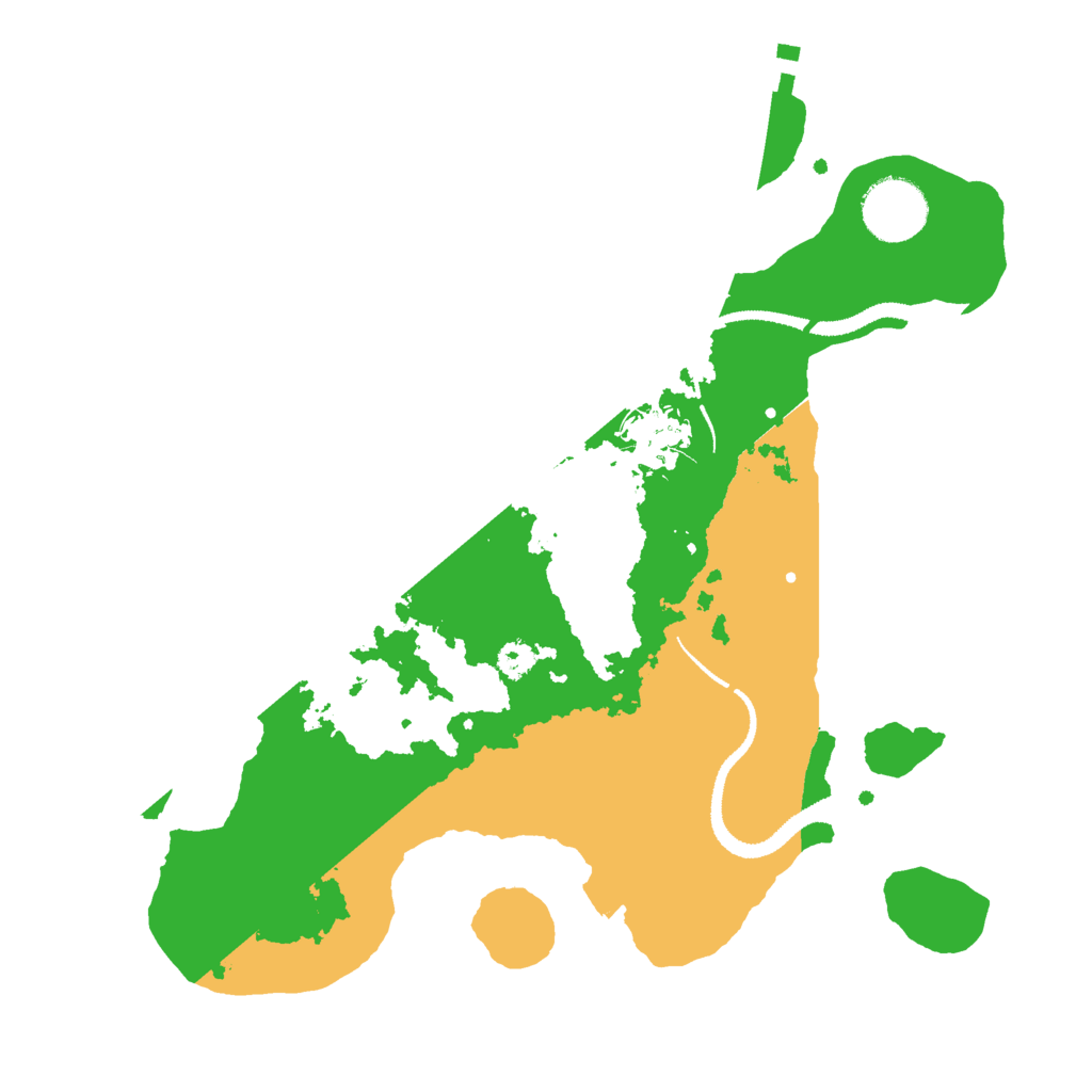 Biome Rust Map: Procedural Map, Size: 3000, Seed: 1119702074
