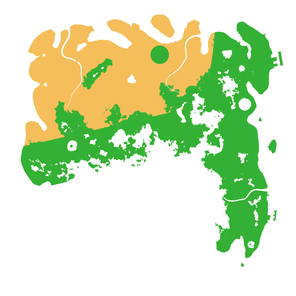 Biome Rust Map: Procedural Map, Size: 4250, Seed: 1054637626