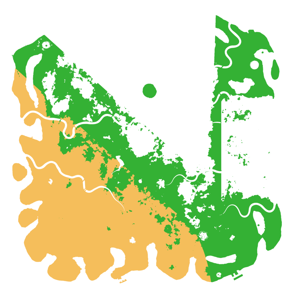 Biome Rust Map: Procedural Map, Size: 6000, Seed: 1540581796