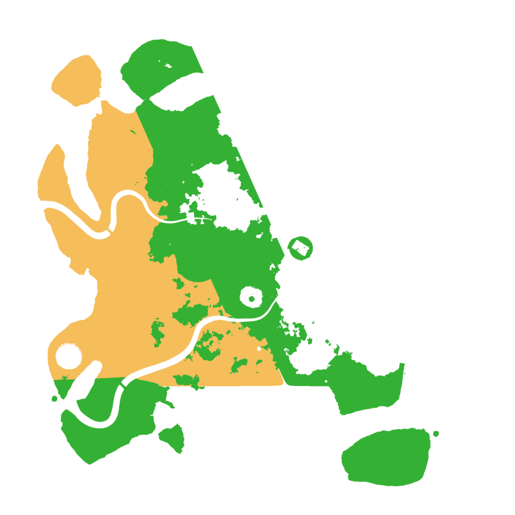 Biome Rust Map: Procedural Map, Size: 3500, Seed: 1069246616