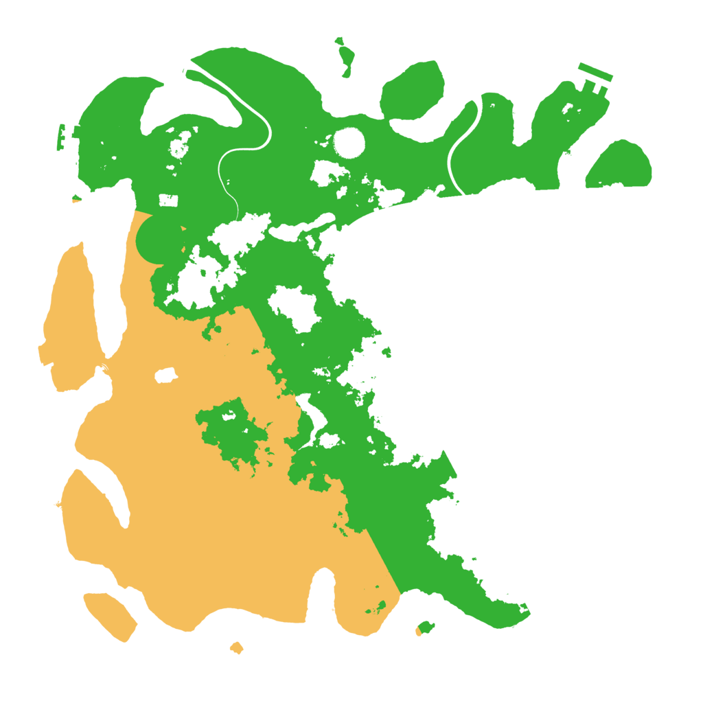 Biome Rust Map: Procedural Map, Size: 4000, Seed: 609421639
