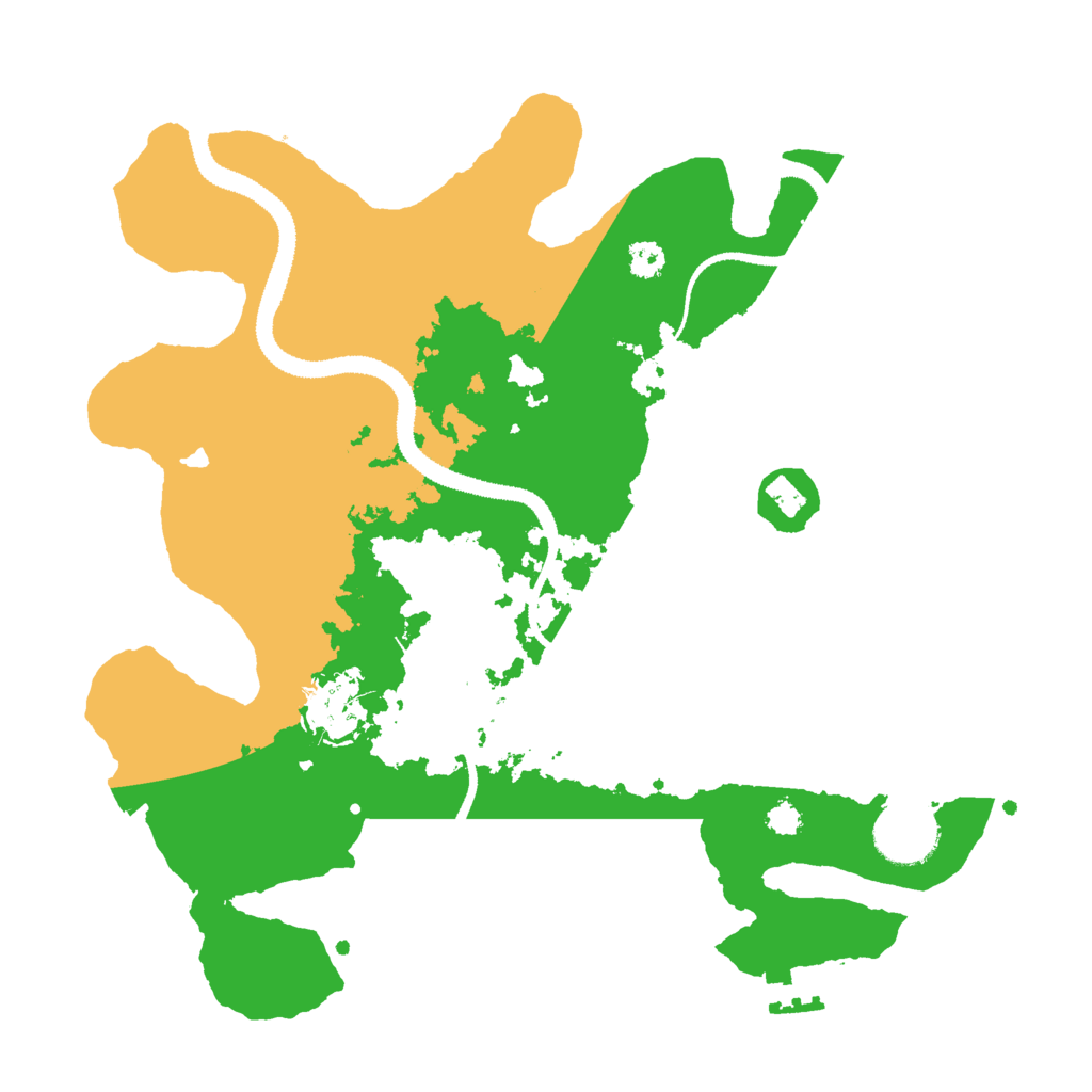 Biome Rust Map: Procedural Map, Size: 3000, Seed: 368342623